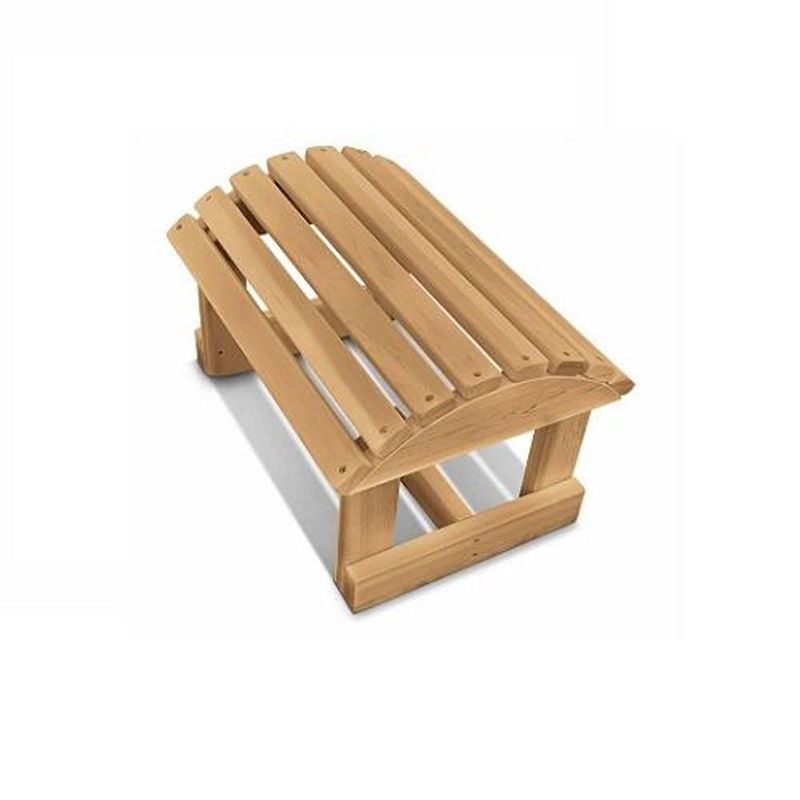 Hampton Adirondck ottoman - hvit seder